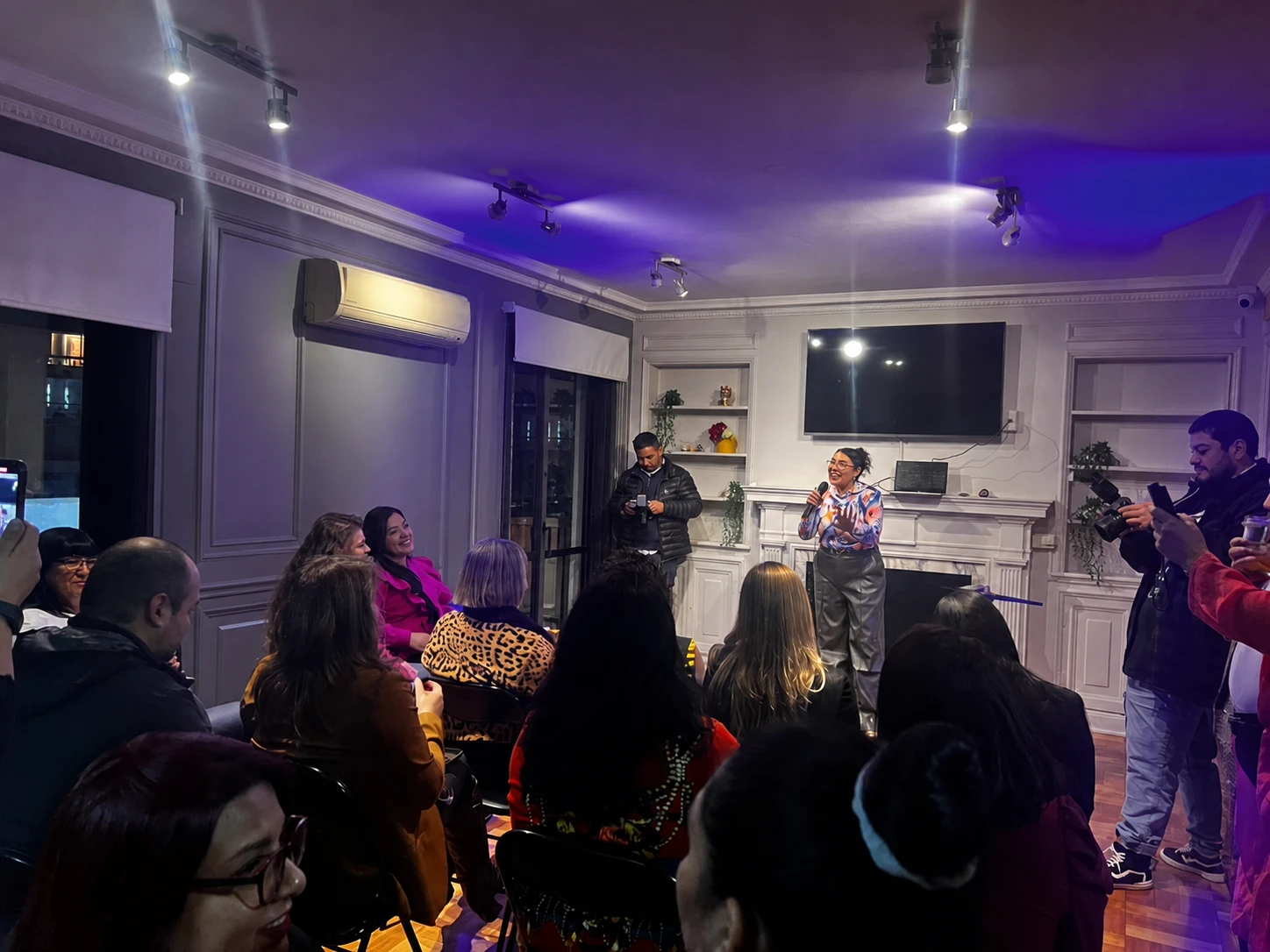 Comunidad BUFA reunida en un encuentro de emprendedores