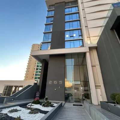Entrada de la oficina virtual BUFA en Reñaca Norte 265, Viña del Mar